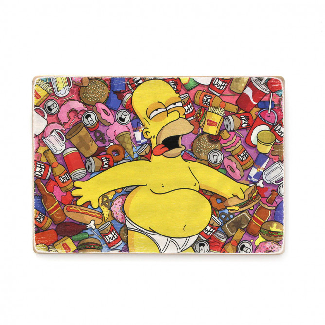 Постер "The Simpsons. Гомер. Їжа та пиво"
