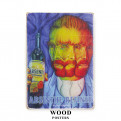 Постер "Вінсент Ван Гог з пляшкою абсенту"