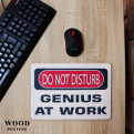 Постер "Do Not Disturb. Genius at work"