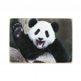 Постер "Панда махає лапою і посміхається"